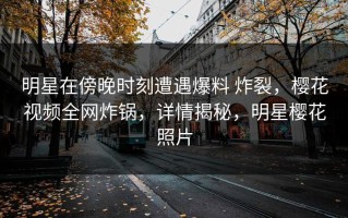 明星在傍晚时刻遭遇爆料 炸裂，樱花视频全网炸锅，详情揭秘，明星樱花照片